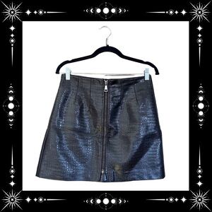 Stradivarius Faux Leather Mini Skirt US size 8